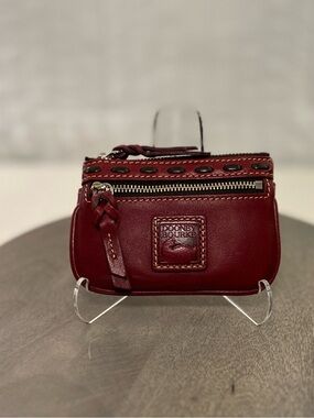 Dooney and Bourke Florentine Small Coin Case in BORDEAUX